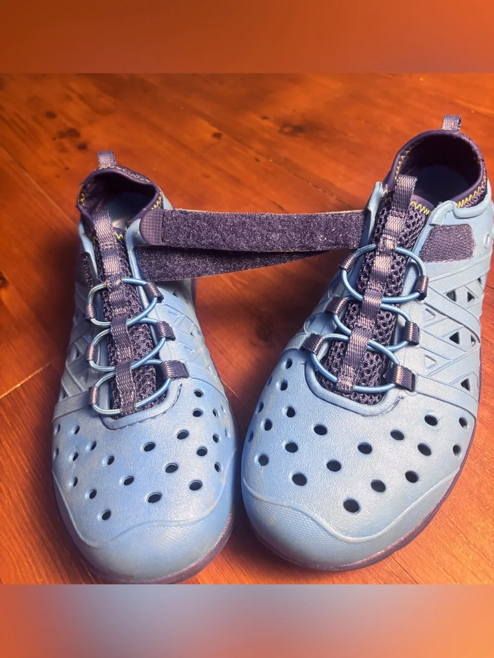 Stride Rite Made2Play Phibian Kids Size 2 Quick-Dry Water Shoes Blue